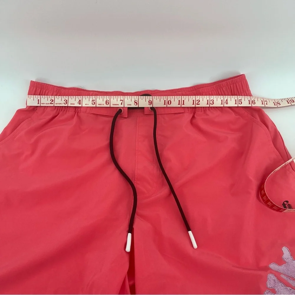 Bonobos Coral Swim Board Shorts 9”‎ inseam drawstring